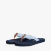 Broderte flip-flops i monogram-canvas