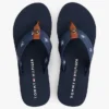 Broderte flip-flops i monogram-canvas