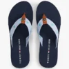 Broderte flip-flops i monogram-canvas