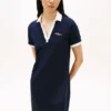 Broderte Hilfiger Script-polokjole