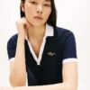 Broderte Hilfiger Script-polokjole