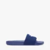 Broderte Pool-sandaler med skriftmonogram