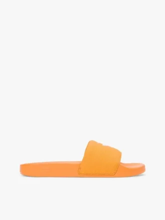Broderte Pool-sandaler med skriftmonogram
