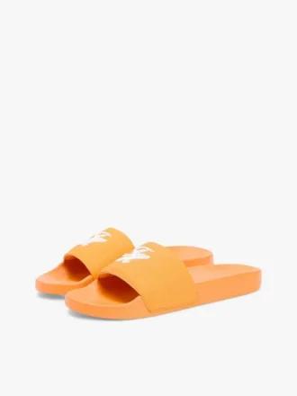 Broderte Pool-sandaler med skriftmonogram