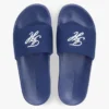Broderte Pool-sandaler med skriftmonogram