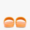 Broderte Pool-sandaler med skriftmonogram
