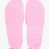 Broderte Pool-sandaler med skriftmonogram