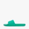 Broderte Pool-sandaler med skriftmonogram