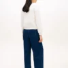Broderte sweatshirt med hull