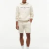 Broderte Tommy-logo-sweatshorts