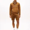 Broderte Tommy-logo-sweatshorts