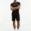 Broderte Tommy-logo-sweatshorts