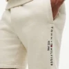 Broderte Tommy-logo-sweatshorts