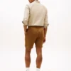 Broderte Tommy-logo-sweatshorts