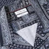 Camp-skjorte med klassisk passform og bandana-patchwork