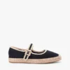 Canvas Mary Jane-espadrille