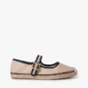 Canvas Mary Jane-espadrille