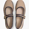 Canvas Mary Jane-espadrille