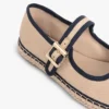 Canvas Mary Jane-espadrille