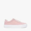 Canvas-sneakers med plateå