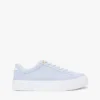 Canvas-sneakers med plateå