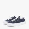Canvas-sneakers med plateå
