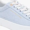 Canvas-sneakers med plateå