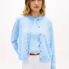 Cardigan med rund hals