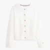Cardigan med rund hals