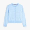 Cardigan med rund hals