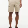 Cargo-shorts i stretch-twill med avslappet passform
