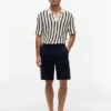 Cargo-shorts i stretch-twill med avslappet passform