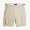 Cargo-shorts i stretch-twill med avslappet passform