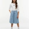 Chambray-bermudashorts for barn
