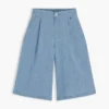 Chambray-bermudashorts for barn