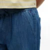 Chambray-bukser med vid benvidde for barn Chambray-bukser med vid benvidde for barn