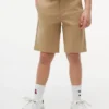 Chino-shorts med belte for barn