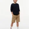 Chino-shorts med belte for barn
