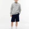 Chino-shorts med belte for barn
