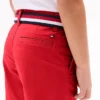 Chino-shorts med belte for barn