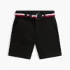 Chino-shorts med belte for barn