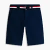 Chino-shorts med belte for barn