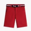 Chino-shorts med belte for barn