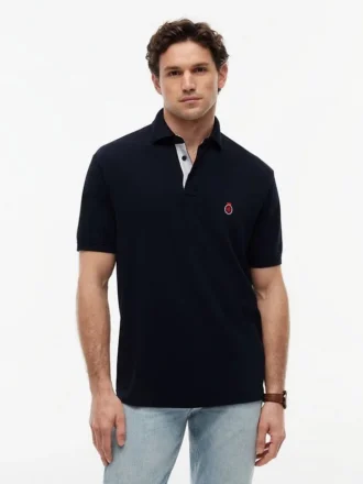 Classic Fit Archive Crest Logo Polo