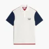 Classic Fit Colorblock Pique Polo