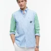 Classic Fit Mix Stripe Paper-Touch-skjorte