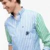 Classic Fit Mix Stripe Paper-Touch-skjorte