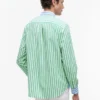 Classic Fit Mix Stripe Paper-Touch-skjorte