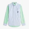 Classic Fit Mix Stripe Paper-Touch-skjorte