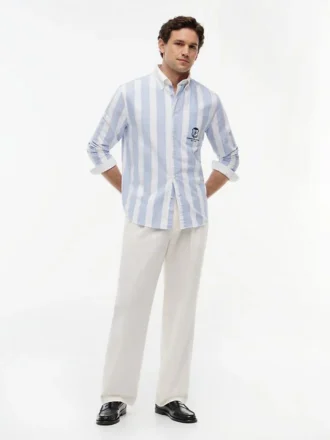 Classic Fit Monogram Crest Oxford-skjorte